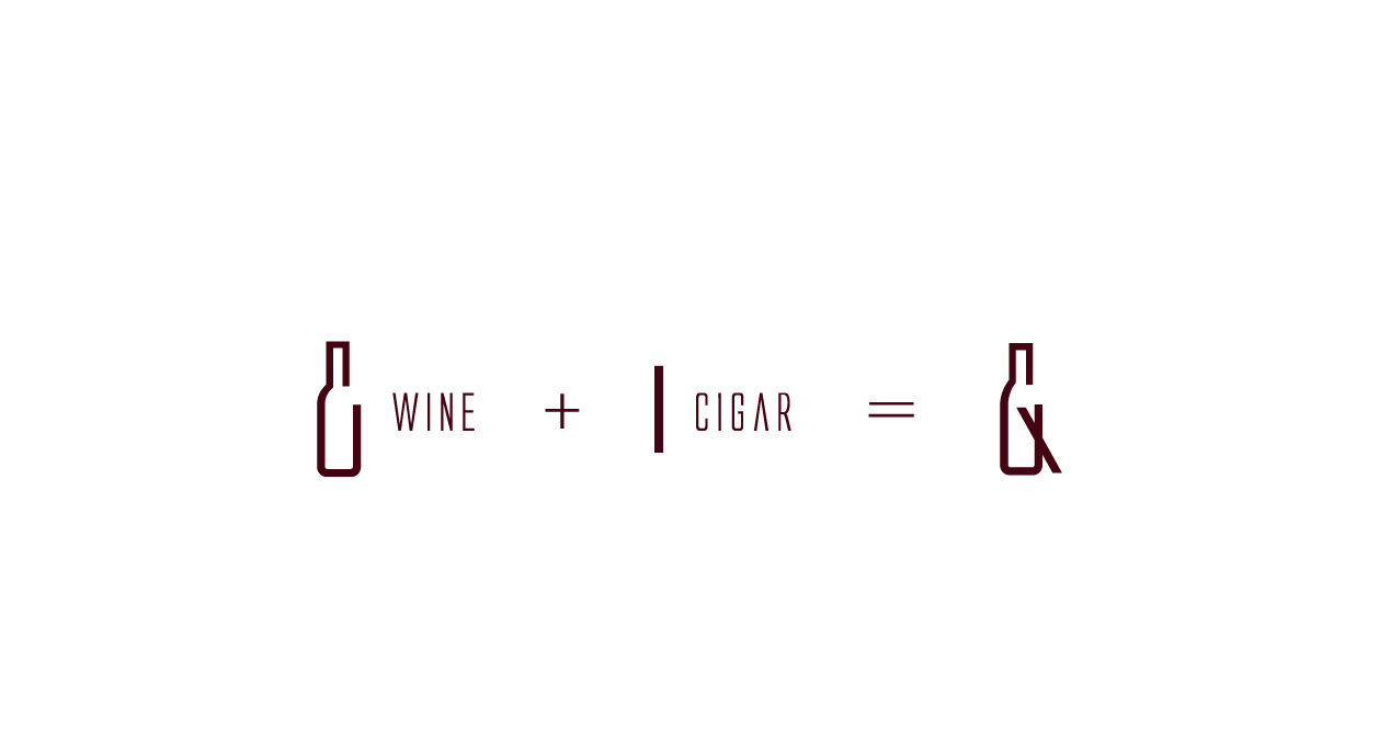 红酒雪茄吧logo设计+VI设计