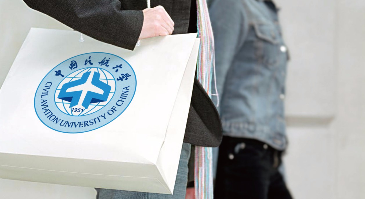 中国民航大学标志logo设计+VI设计